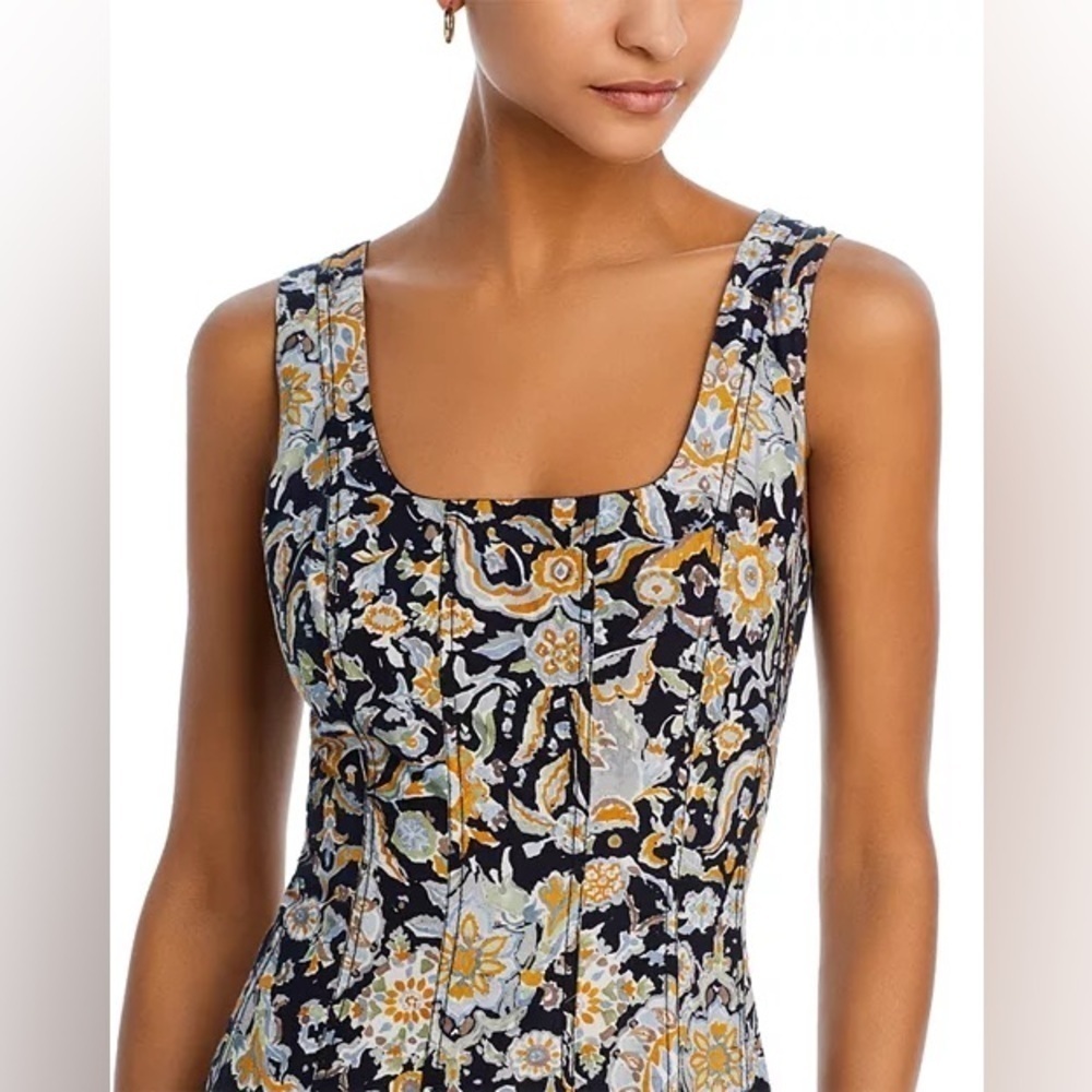 VERONICA BEARD Jolie Midi Paisley Dress Size 2 NWT - Picture 7 of 15